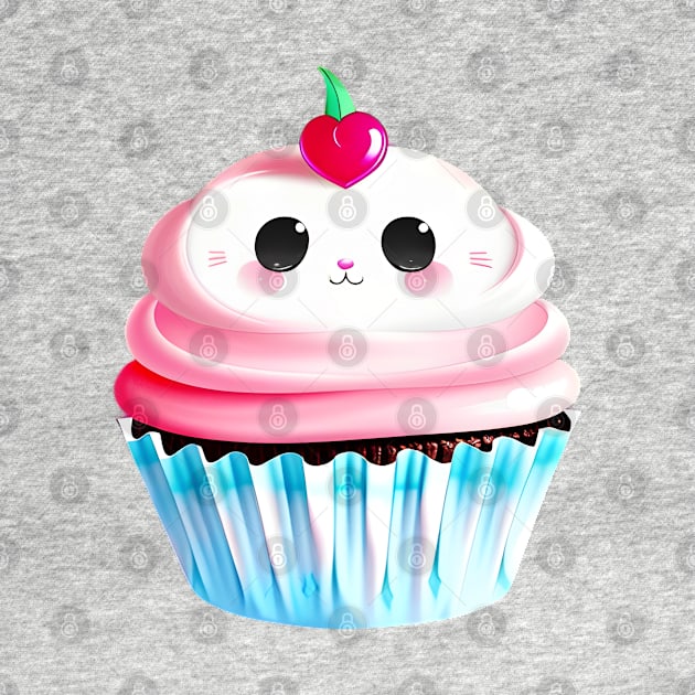 Cotton Candy Dreamie Cupcake by KawaiiNimbus